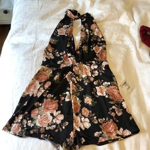 Charlotte Russe floral romper